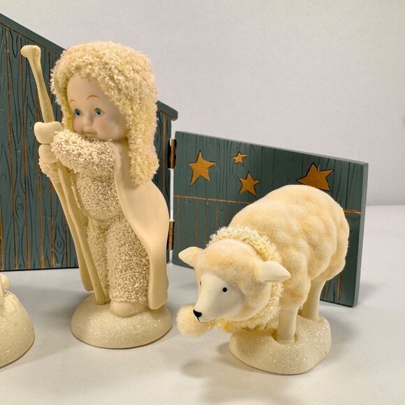 Snow Babies Department 56 Babies in Bethlehem Nativity Set - Picture 6 of 11